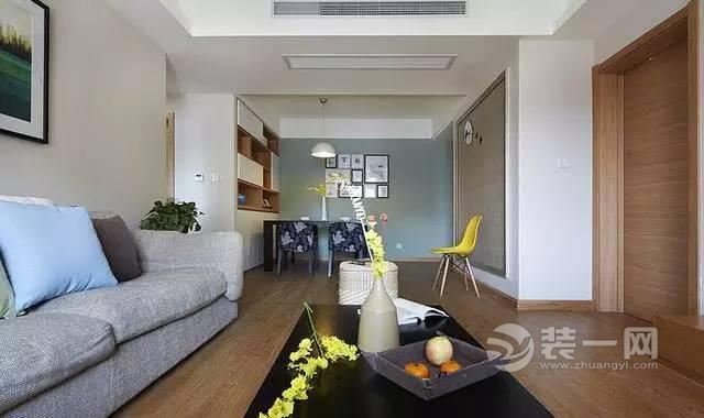 82㎡现代简约风格两居室装修设计效果图