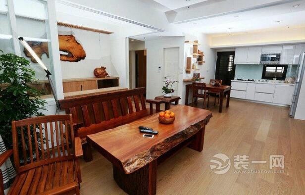 89平两居室简约中式设计装修效果图 89平两居室简约中式设计装修效果图